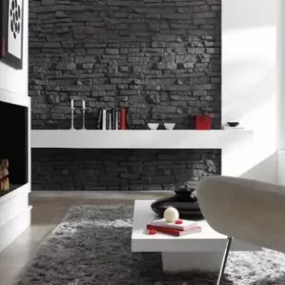 Piedra Taş Panel • Negra 2 piedra negra tas gorunumlu duvar paneli